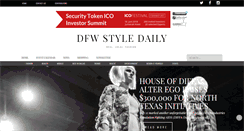 Desktop Screenshot of dfwstyledaily.com